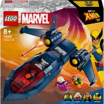 LEGO - 76281 Marvel Super Heroes X-Jet der X-Men, Konstruktionsspielzeug