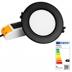 Miboxer - Panel Rund 6W RGB-WW (RGB-CCT) mit Funk und WLAN schwarz *Milight/Miboxer*