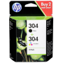 Hp - HP 3JB05AE Tintenpatronen schwarz/3-farbig No. 304 [EURO-Version]