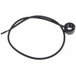Alphacool - Eiszapfen Temperatursensor G1/4 IG/IG (schwarz, mit AG Adapter - Deep Black)
