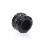 Alphacool - Eiszapfen PRO 13mm HardTube Fitting G1/4 - Deep Black, Verbindung