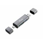 Equip Kartenleser Usb 3.0 Hub Sb-c & Usb-a Sd / microsd - Kartenleser USB 3.0+USB-C f�r SD/MicroSD
