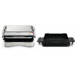 Tefal - OptiGrill 4in1 GC774D (edelstahl, 2.100 Watt, mit Backschale)