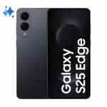 Samsung Cellulari - Galaxy S25 Edge 512GB Titanium Jetblack EU 16,91cm (6,7) OLED Display, Android 15, 200MP Dual-Kamera (SM-S937BZKGEUE)