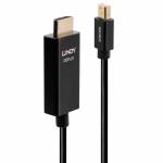 Lindy - LINDY Mini-DisplayPort an HDMI Adapterkabel mit HDR 1m