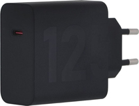 Motorola - Wall Charger TurboPower 125W GaN USB-A w/ 1m USB-C, Black (SJMC1252)
