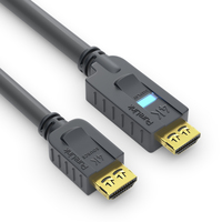 Purelink - OneAV PI2010-100 - HDMI-Kabel mit Ethernet - HDMI m�nnlich zu HDMI m�nnlich - 10 m - Dreifachisolierung - Schwarz - ru