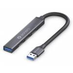 Purelink - sonero USB 3.2 Gen1x1 Hub - 4 Port USB-A Stecker - 0,15m - Space Grey Sonero USB-Hub, USB-Verteiler, 4-Port, 1x USB 3.2 mit 5 GB