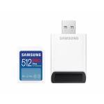 Samsung - PRO Plus MB-SD512SB/WW. Kapazit�t: 512 GB, Flash Card Typ: SDXC, Interner Speichertyp: UHS-I, Lesegeschwindigkeit: 180 MB/s
