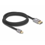 Delock - DELOCK Mini DisplayPort zu DisplayPort 8K 60 Hz 2 m grau